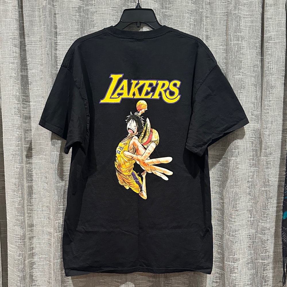 Black Lakers x One Piece Graphic T-Shirt